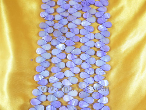 five strands 14" dye color drop shell strands